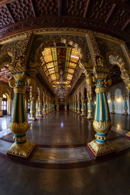 Mysore 'daki Mysore Sarayı, Hindistan' daki Karnataka Eyaleti