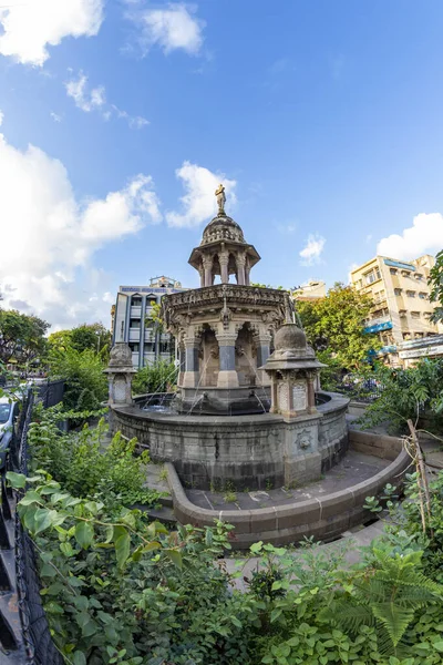 Mumbai Maharashtra India Szeptember 2019 Mulji Jetha Fountain Oriental Old — Stock Fotó