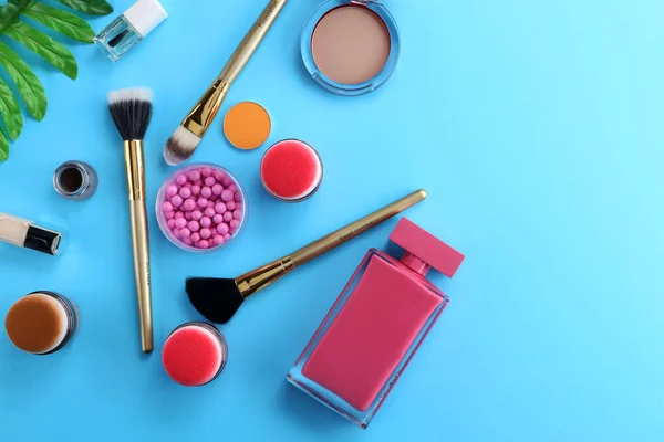 Makeup Produk Dari Tas Kosmetik — Stok Foto