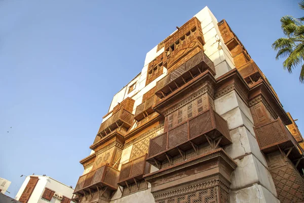 Oude Stad Jeddah Saoedi Arabië Bekend Als Historische Jeddah Oud Rechtenvrije Stockfoto's
