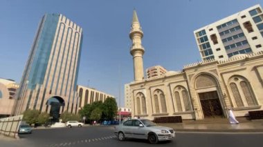 Jeddah Suudi Arabistan 11 Kasım 2021 Jeddah, Suudi Arabistan 'da tarihi Jeddah olarak bilinen eski şehir. UNESCO Dünya Mirası Tarihi Köyü Al Balad 'daki antik bina. Suudi Arabistan