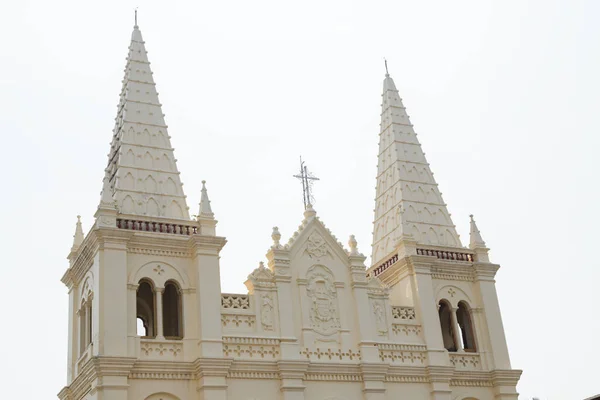 Santa Cruz Basiliek Rooms Katholieke Bisdom Van Cochin Kerk Gelegen Rechtenvrije Stockafbeeldingen