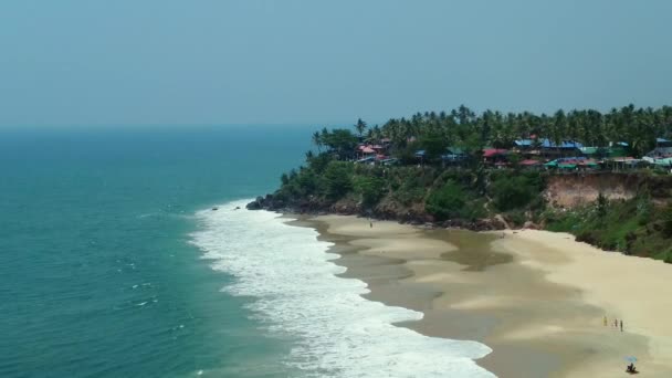 Varkala 해변과 평온한 Varkala 케랄라 — 비디오