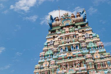 Sri Ranganatha Bataklık Tapınağı, Ranga Ranga Gopuram Kulesi Srirangam, Hindistan, Tamil Nadu 'da bir Hindu tapınağı.