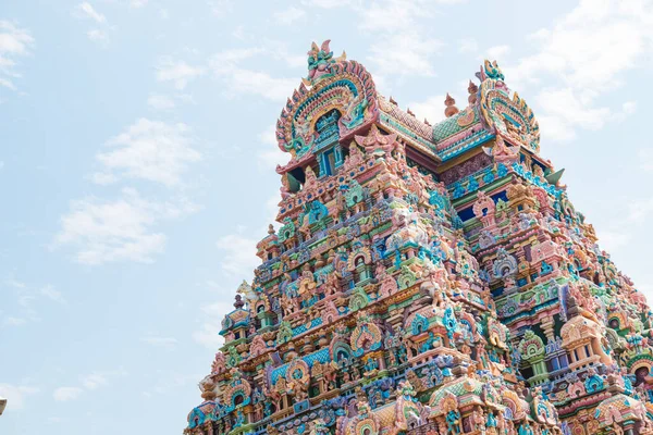 Sri Ranganatha Swamy Temple Ranga Ranga Gopuram Tower Srirangam Templo — Fotografia de Stock