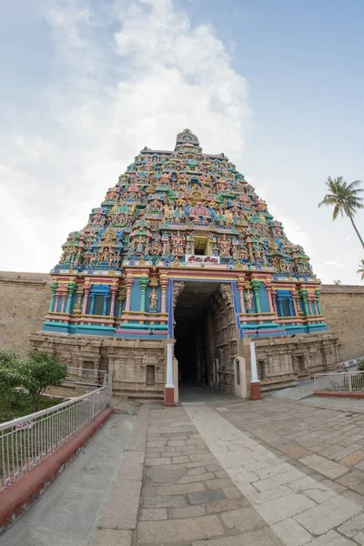Templo Tiruvanaikovil Arulmigu Templo Jambukeswarar Akhilandeswari Tiruchirappalli Tamil Nadu India —  Fotos de Stock