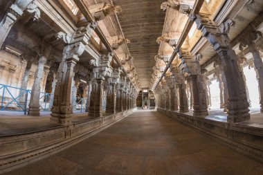 Interiors of Jambukeswarar Akhilandeswari Temple, Tiruchirappalli, Tamil Nadu , India clipart
