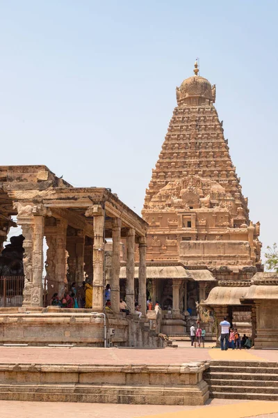 Thanjavur Tamil Nadu India March 2022 Brihadeeswara Temple Big Temple — Stock Photo, Image