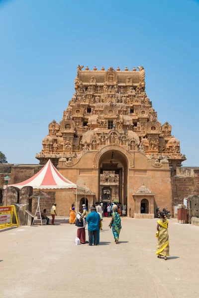 Thanjavur Tamil Nadu India March 2022 Brihadeeswara Temple Big Temple — Stock Photo, Image