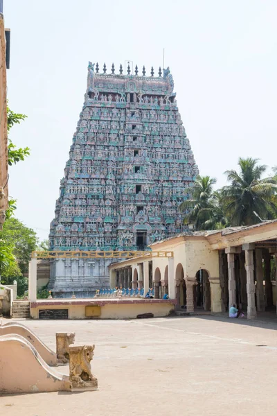 Scene Very Famous Temple Tower View Adi Kumbeswarar Temple One — Stock Photo, Image