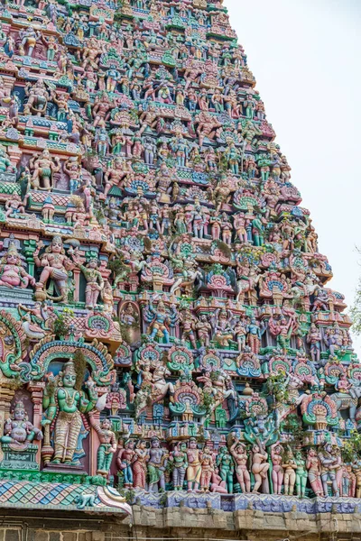 印度泰米尔纳德邦Kumbakonam Sarangapani寺的寺庙视图 — 图库照片