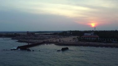 Tranquebar 'daki Danimarka Kalesi. Tamil Nadu, Hindistan