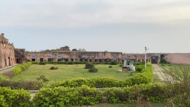 Situato Tranquebar India Fort Dansborg Secondo Più Grande Forte Danese — Video Stock