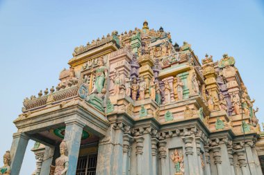 Shri ashtalakshmi tapınağı, Elliot 'un Chennai, Tamil Nadu Hindistan' daki plajına yakın tarihi bir Hindu tapınağı..