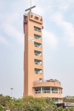 Chennai, Tamil nadu, Hindistan 22 Mart 2022 Chennai deniz feneri marina sahilinde, Tamil nadu, Hindistan, chennai madras