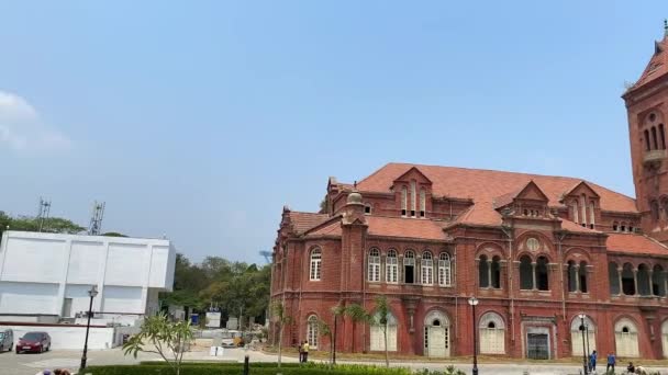 Chennai Tamil Nadu Índia Março 2022 Câmara Municipal Vitória Arquitetura — Vídeo de Stock