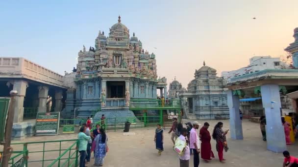Chennai Tamil Nadu Hindistan Mart 2022 Shri Ashtalakshmi Tapınağı Elliot — Stok video