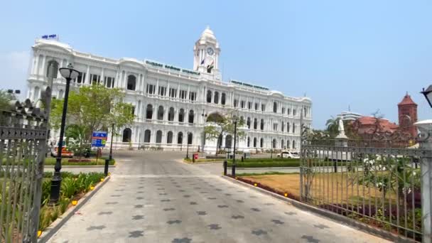 Chennai Tamil Nadu Indie Března 2022 Pohled Budovu Korporace Greater — Stock video
