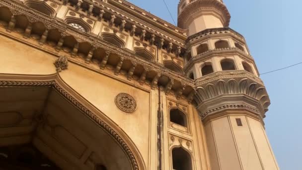 Hyderbad Telangana Indie Března2022 Charminar Nejvíce Turistické Místo Hyderabad Hyderabad — Stock video