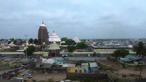 Odisha Puri Indie Dubna2022 Jagannath Puri Starověký Chrám Indii Odisha — Stock video