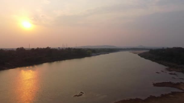 Anandapur Köprüsü Baitarani Köprüsü Odisha Hindistan Daki Baitarani Nehri Üzerinde — Stok video