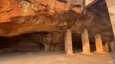 Odisha, puri, Hindistan, 4 Nisan 2022. Rani Gumpha ya da kraliçenin mağarası 