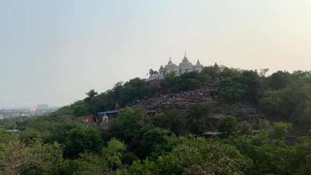 Odisha Puri Hindistan Nisan 2022 Rani Gumpha Kraliçenin Mağarası Udayagiri — Stok video