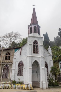 Darjeeling, Batı Bengal, Hindistan, 22 Nisan 2022 Aziz Paul Kilisesi, Batı Bengal Kilisesi..