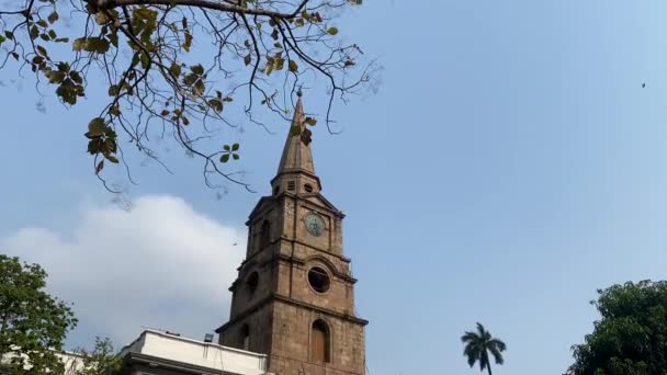 1787年に奉献されたコルカタの3番目に古い教会である聖ヨハネ教会 — ストック動画