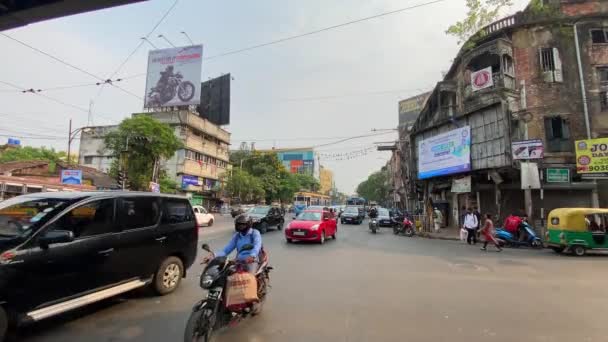 Kolkata Bengale Occidental Inde Avril 2022 Tram Ancien Patrimonial Kolkata — Video