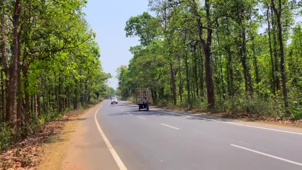 Kolkata West Bengal India April 2022 Een Persoon Een Motorfiets — Stockvideo