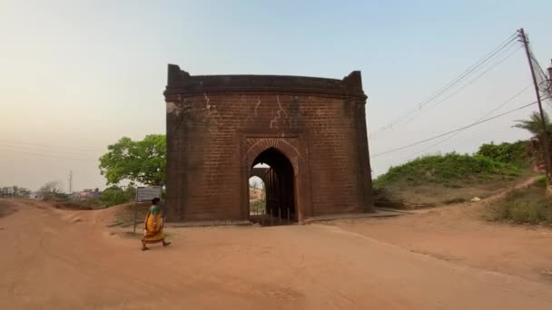 Bishnupur West Bengal Ινδία Απριλίου 2022 Εξωτερική Όψη Της Αρχαίας — Αρχείο Βίντεο