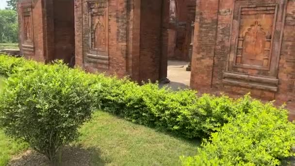Tantipara Masjid Zijn Ruïnes Van Een Kleine Moskee Die Hoofdstad — Stockvideo