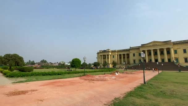Murshidabad West Bengal Ινδία Απριλίου 2022 Hazarduari Παλάτι Στο Murshidabad — Αρχείο Βίντεο