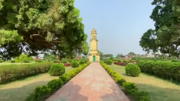 Murshidabad Zachodni Bengal Indie Kwietnia 2022 Pałac Hazarduari Murshidabadzie Jest — Wideo stockowe