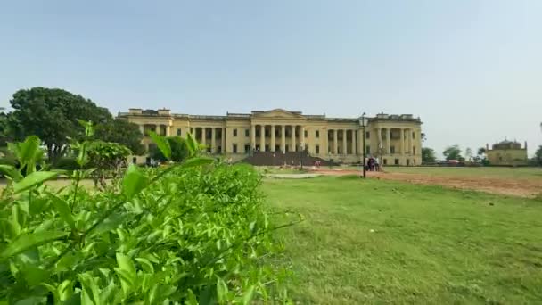 Murshidabad Västra Bengalen Indien April 2022 Hazarduari Palats Murshidabad Arkitektoniska — Stockvideo