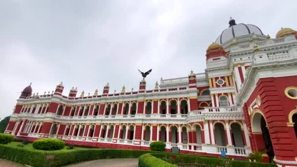 西孟加拉邦科奇比哈尔 2022年4月25日 印度科奇比哈尔宫 也称为Victor Jubilee宫 印度西孟加拉邦 — 图库视频影像