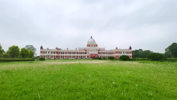 Cooch Behar Indie Zachodni Bengal Kwietnia 2022 Pałac Cooch Behar — Wideo stockowe