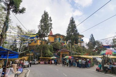 Ganesh Tok, Gangtok, Sikkim, Hindistan 23 Nisan 2022 Ganesh Tok bakış açısı Gangtok, Sikkim Eyaleti