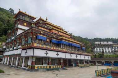 Ranka manastırı veya lingdum veya dostum Zurmang kagyud manastırı Gangtok Sikkim, Hindistan.