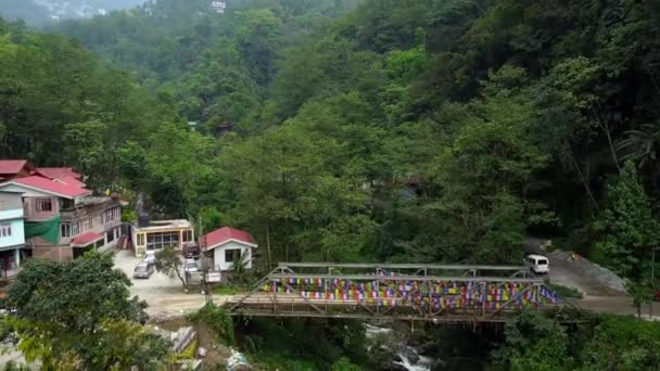Gangtok Sikkim Índia Abril 2022 Resithang River Very Old Beautiful — Vídeo de Stock
