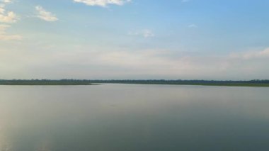Kaziranga milli parkı Hindistan 'da gündüz manzarası.