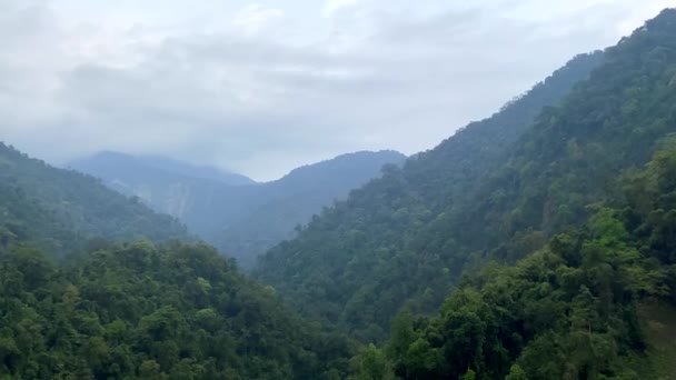 Paisagem Montanha Himalaias Rio Senge Dzong Arunachal Pradesh Índia — Vídeo de Stock