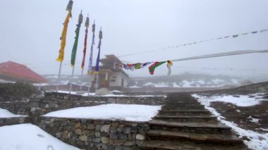 Tawang, Arunachal Pradesh, Hindistan 4 Mayıs 2022. Subedar Joginder Singh, Hindistan 'ın Bumla Pass Arunachal Pradesh Hindistan' daki kahramanca savaşan şehit askerlerinin anısına dikildi. 