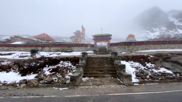 Tawang Arunachal Pradesh India 2022 Május Subedar Joginder Singh Emlékmű — Stock videók