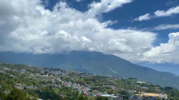 Las Montañas Del Paisaje Himalayas Ciudad Tawang Arunachal Pradesh India — Vídeo de stock