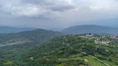 Güzel manzara manzarası ve Viswema Dağı, Hindistan 'ın Nagaland eyaletinin Kohima ilçesine bağlı güney angami naga köyüdür..