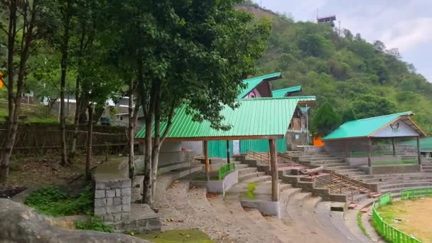 Kohima Nagaland Indien Mai 2022 Traditionelles Haus Naga Heritage Village — Stockvideo