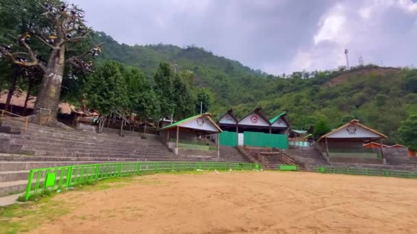 Kohima Nagaland Ινδία Μάιος 2022 Παραδοσιακό Σπίτι Στο Χωριό Naga — Αρχείο Βίντεο