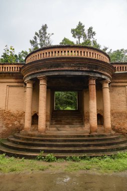 Manipur Kangla Kalesi 'nin tarihi anıtı. Imphal, Hindistan 'daki Shri Shri Govindajee tapınağı ve Citadal.